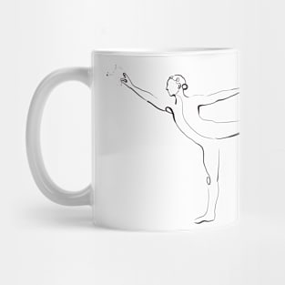 Ballet Dancer in Attitude Pose Mug